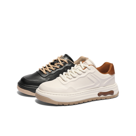 百丽时尚百搭休闲鞋男2025春新厚底增高户外潮搭撞色板鞋A1843AM5