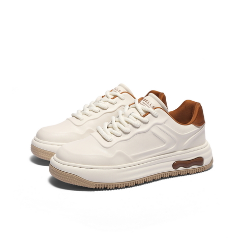 百丽时尚百搭休闲鞋男2025春新厚底增高户外潮搭撞色板鞋A1843AM5