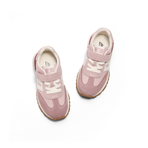 百丽休闲舒适阿甘德训鞋女2025春新商场同款拼色儿童板鞋