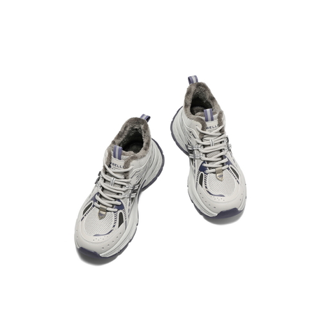 百丽蓝鲸老爹鞋男鞋2025春新商场同款厚底增高休闲运动鞋8QS01AM5