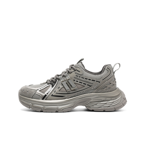 百丽蓝鲸老爹鞋男鞋2025春新商场同款厚底增高休闲运动鞋8QS01AM5