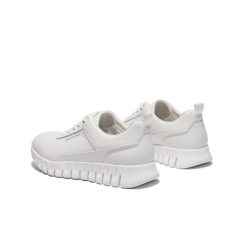 百丽厚底休闲健步鞋男2025春新商场同款牛皮革商务运动鞋8QL01AM5