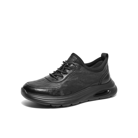 百丽厚底增高休闲健步鞋男2025春新商场同款商务运动鞋子D2X18AM5