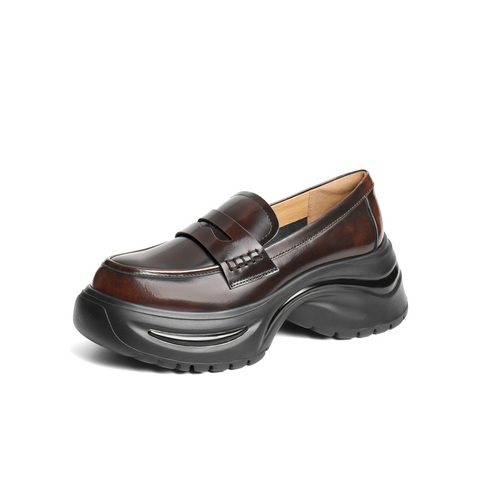 百丽休闲舒适JK乐福鞋女2025春新商场同款时尚百搭鞋D2T1DAA5