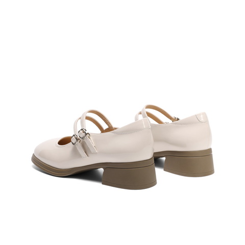 百丽扣带时装玛丽珍鞋女2025春新时尚优雅鞋3OK01AQ5