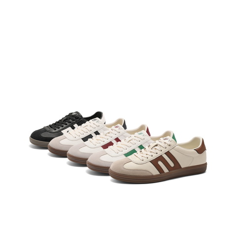 百丽跑道家族德训鞋女2025春新时尚舒适软底板鞋C1H3DAM5