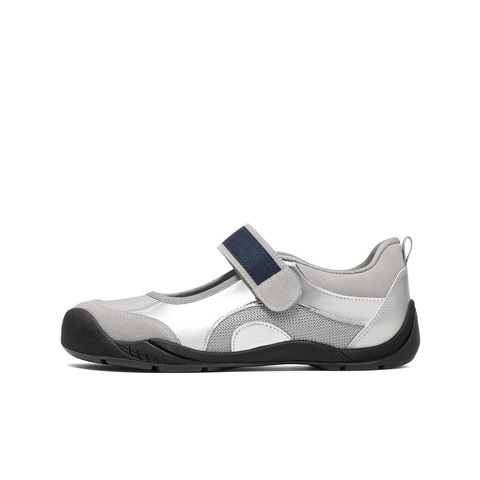 百丽时尚休闲玛丽珍鞋女2025春新商场同款拼色复古单鞋3RT12AQ5