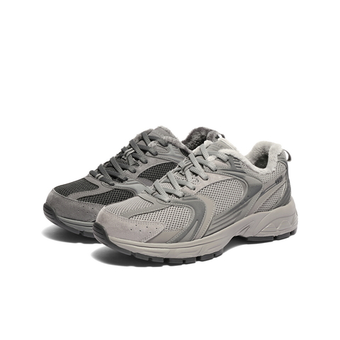 百丽复古老爹鞋男2025春新厚底网鞋跑步鞋休闲运动鞋加绒8QH01AM5