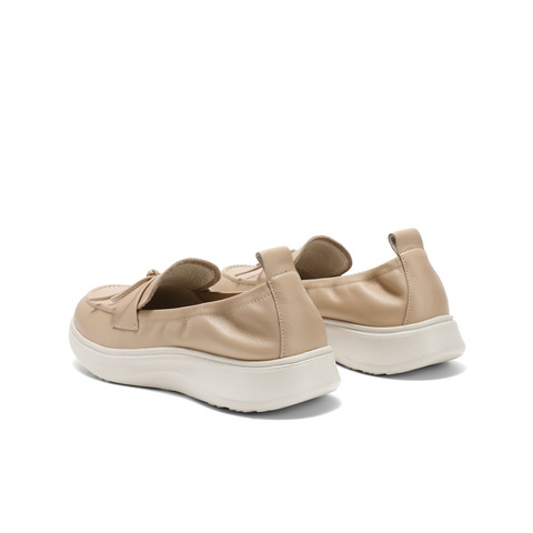 百丽蝴蝶结气质便士乐福鞋女2025春新商场同款真皮舒适鞋D4B1DAA5