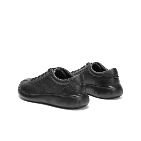 百丽时尚休闲小白鞋男2025春新商场同款牛皮革德训鞋板鞋8QP01AM5