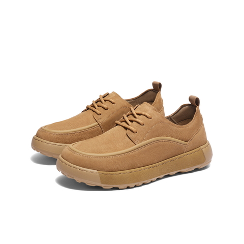 百丽轻盈厚底工装鞋男2025春新款商场同款牛皮革休闲皮鞋8QX01AM5