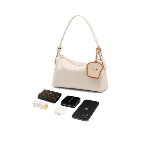 百丽包包女2025春商场同款爆火吐司枕头包单肩斜挎小方包7986BAX5