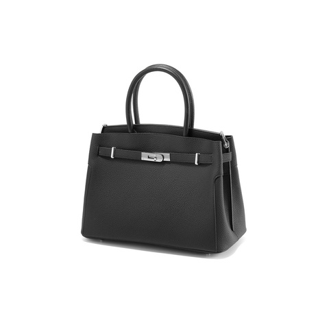 百丽包包女25春鎏金岁月高级质感铂金包单肩斜挎手提包X7242AX5