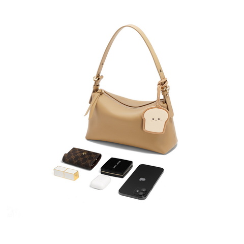 百丽包包女2025春商场同款爆火吐司枕头包单肩斜挎小方包7986BAX5