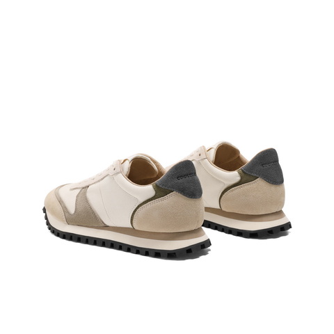 百丽撞色复古休闲鞋女2025春新时尚百搭舒适鞋D4E1DAM5