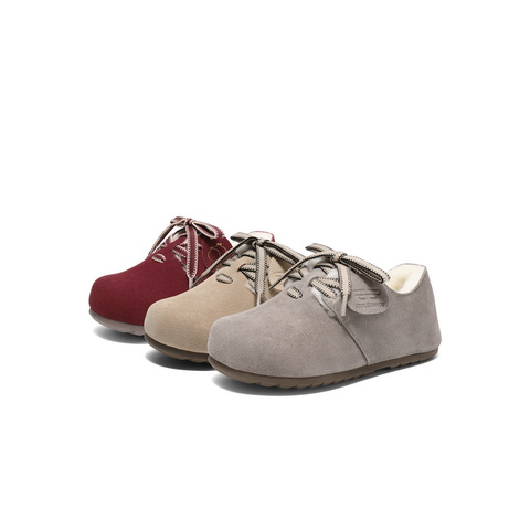 百丽时尚复古勃肯鞋女24秋季新款商场同款全包吐司鞋84010A85