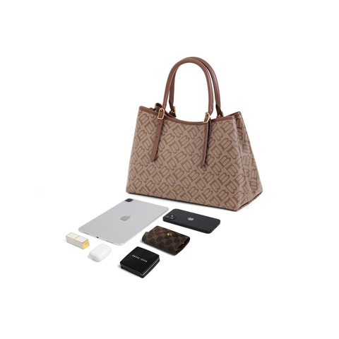 百丽包包女2025春新款复古通勤大容量单肩斜挎手提托特包X7238AX5