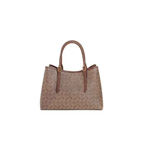 百丽包包女2025春新款复古通勤大容量单肩斜挎手提托特包X7238AX5