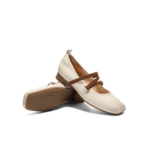 百丽扣带时装玛丽珍鞋女2025春新时尚优雅鞋D3Z1DAQ5