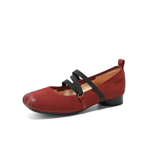 百丽扣带时装玛丽珍鞋女2025春新时尚优雅鞋D3Z1DAQ5