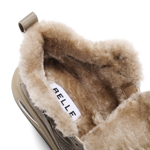 百丽加绒高帮休闲运动鞋男2025春新商场同款厚底增高板鞋8SK01AD5