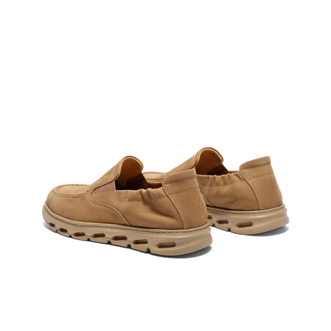 百丽一脚蹬休闲皮鞋男2025春新商场同款牛皮革套脚商务鞋D3GC2AM5