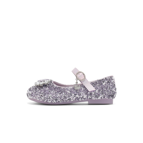 百丽时尚水钻时装鞋女2025春新商场同款可爱公主风童鞋88702A85