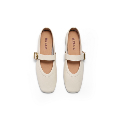 百丽显瘦时装玛丽珍鞋女2025春新气质优雅单鞋B2440AQ5