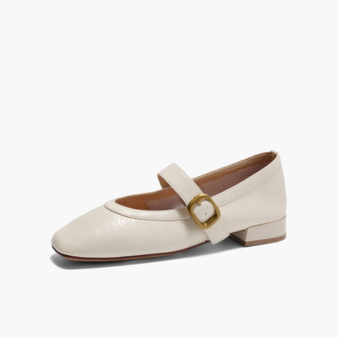 百丽显瘦时装玛丽珍鞋女2025春新气质优雅单鞋B2440AQ5