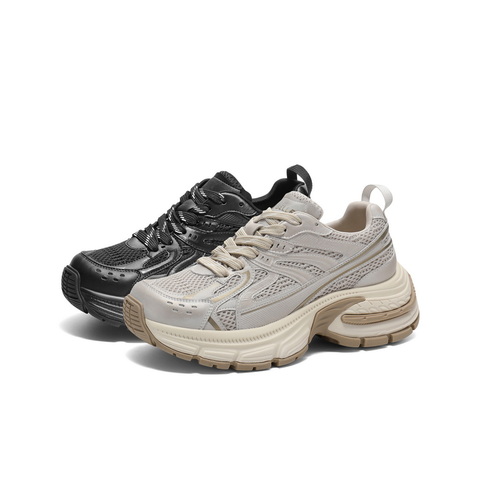 百丽时尚舒适老爹鞋女2025春新网面透气休闲鞋B2456AM5