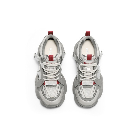 百丽时尚拼色老爹女2025春新商场同款小众潮流休闲鞋D4Y1DAM5