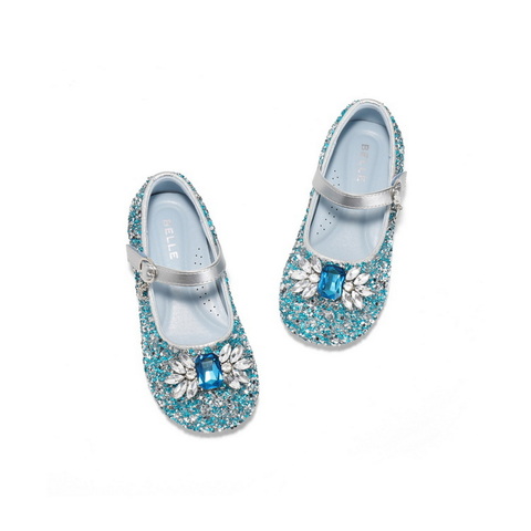 百丽时尚水钻时装鞋女2025春新商场同款可爱公主风童鞋88702A85