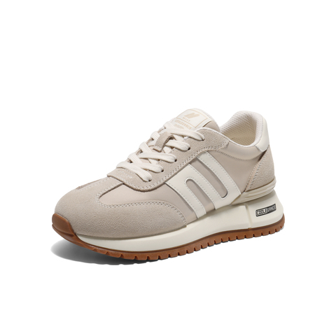 百丽拼色跑道阿甘鞋女2025春新商场同款时尚运动休闲鞋D5P1DAM5