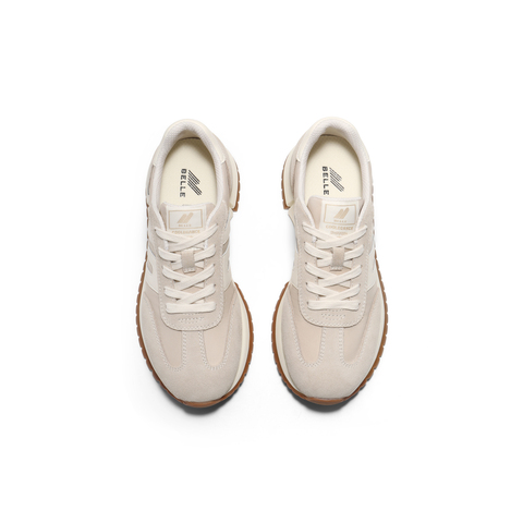 百丽拼色跑道阿甘鞋女2025春新商场同款时尚运动休闲鞋D5P1DAM5