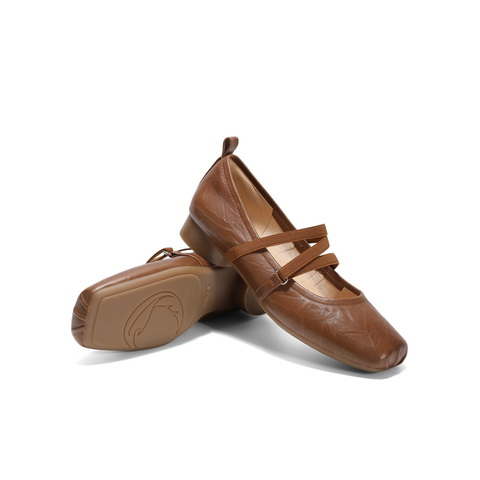 百丽扣带时装玛丽珍鞋女2025春新时尚优雅鞋D3Z1DAQ5