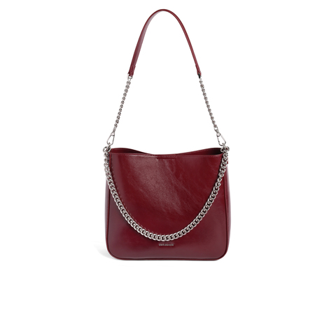 百丽包包女2025新商场同款时尚简约百搭单肩斜挎水桶包BL813BX5