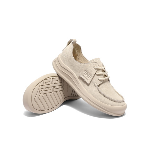 百丽舒适勃肯鞋女2025春新商场同款真皮质感休闲鞋D5G1DAM5