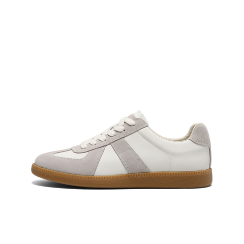 百丽复古潮搭德训鞋男2025春季新款拼接撞色休闲运动板鞋A1866AM5