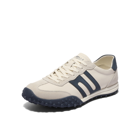 百丽撞色休闲运动鞋男2025春新商场同款户外慢跑鞋阿甘鞋8SQ01AM5