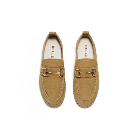 百丽舒适便士乐福鞋女2025春新商场同款真皮质感百搭鞋D5F1DAA5