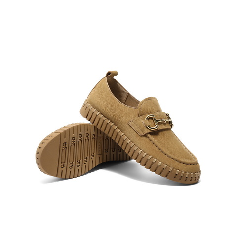 百丽舒适便士乐福鞋女2025春新商场同款真皮质感百搭鞋D5F1DAA5