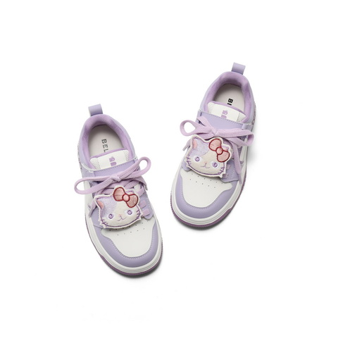 百丽卡通拼色板鞋女2025春新商场同款休闲舒适童鞋25238A85