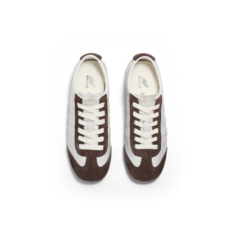 百丽擦色复古跑道德训鞋女2025春新商场同款时尚休闲鞋D5N1DAM5