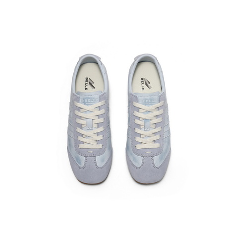 百丽擦色复古跑道德训鞋女2025春新商场同款时尚休闲鞋D5N1DAM5