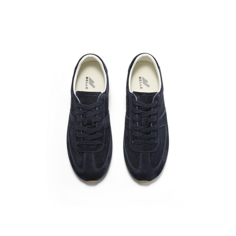 百丽休闲舒适阿甘鞋女2025春新商场同款简约平底鞋D7G1DAM5