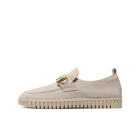 百丽舒适便士乐福鞋女2025春新商场同款真皮质感百搭鞋D5F1DAA5