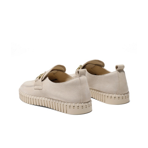 百丽舒适便士乐福鞋女2025春新商场同款真皮质感百搭鞋D5F1DAA5