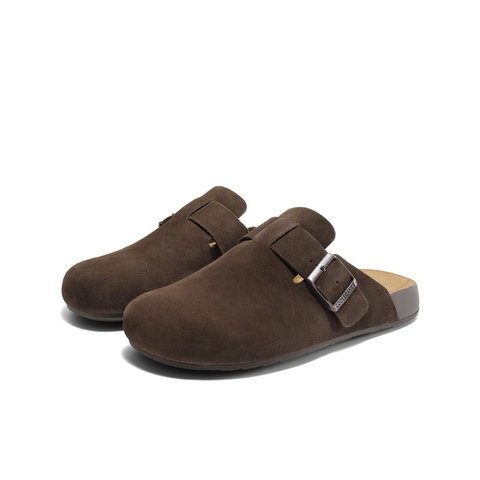 百丽一脚蹬休闲吐司拖男2025夏季新舒适潮搭包头拖勃肯鞋A1900BT5