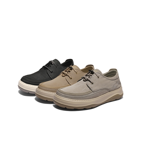 百丽透气休闲布鞋男鞋2025夏季新款抽带款潮搭舒适爸爸鞋A1903BM5