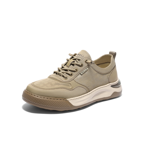 百丽透气布鞋男鞋2025夏新商场同款轻盈厚底一脚蹬休闲鞋8RX01BM5